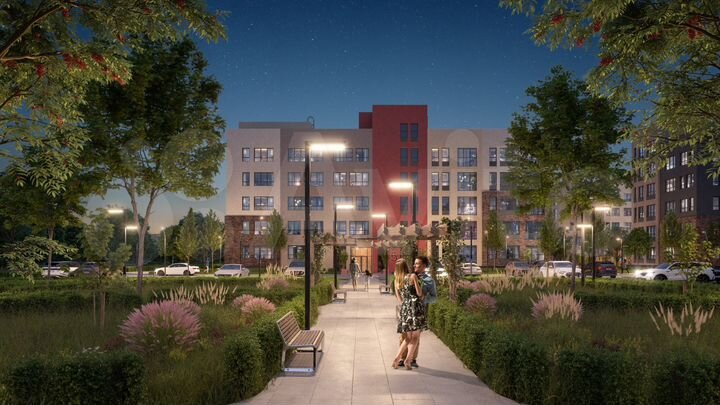 1-к. квартира, 42,7 м², 1/5 эт.