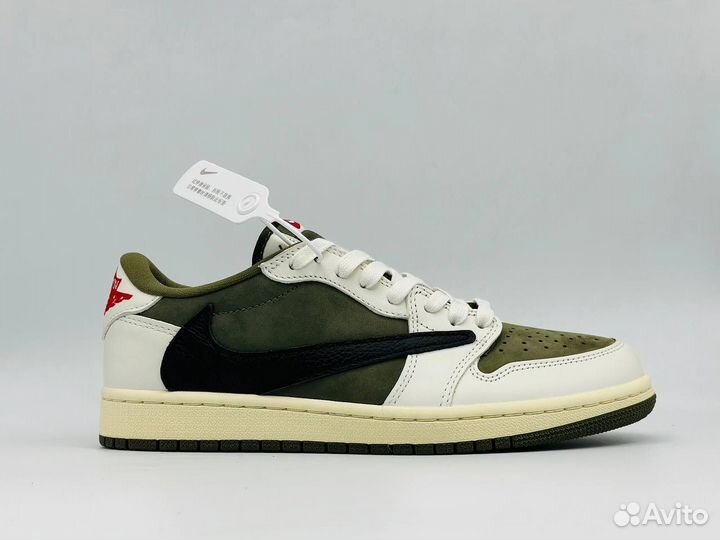 Кроссовки nike air jordan 1 low travis scott