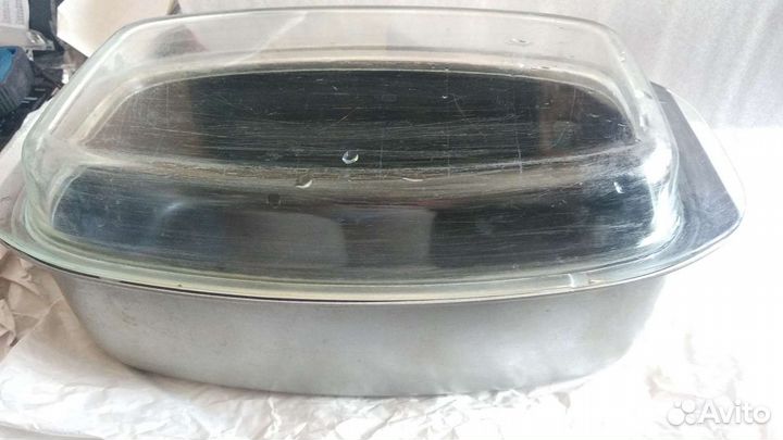 Сотейник с стекл. крышкой,бу (Н.Ельцовка)