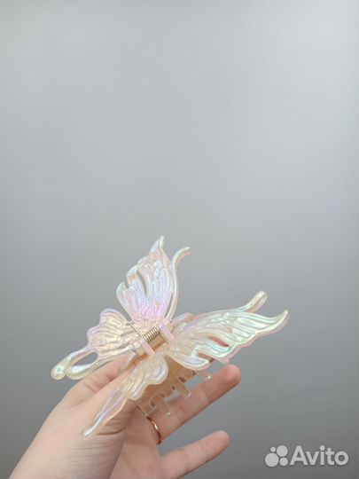 Крабик для волос бабочка заколка зажим для волос