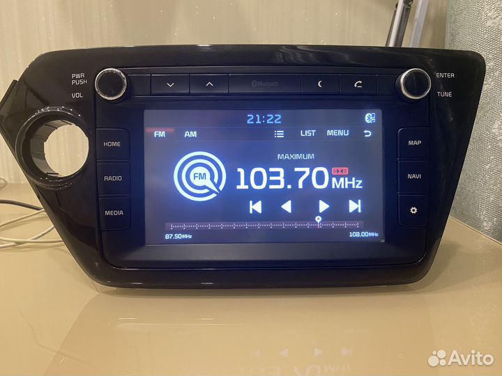 Штатная магнитола KIA Rio Premium Navi