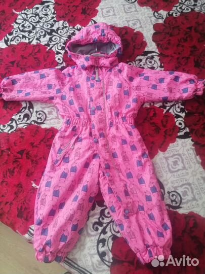 Комбинезон демисезонный для девочки 92