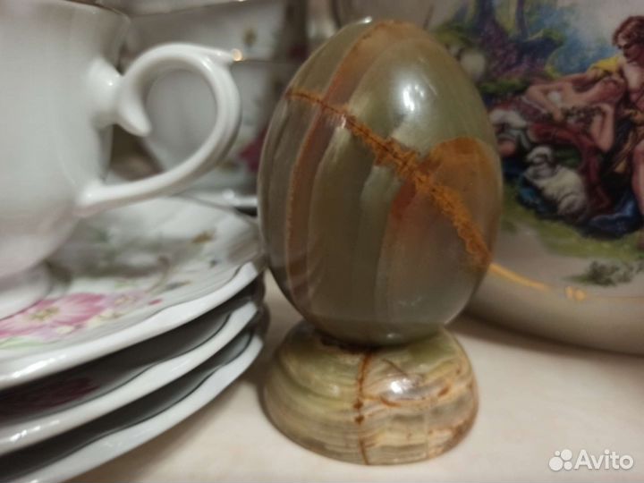 Чашка для чая перламутр золото