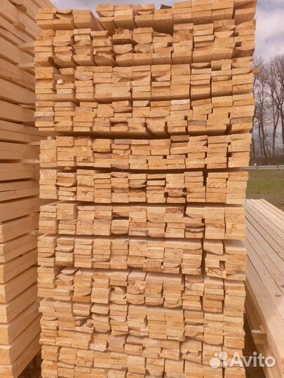 Доска обрезная 25х100 мм, 2 сорт