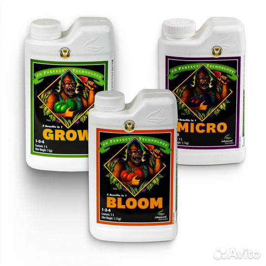 Комплекты Advanced pH Perfect Grow Micro Bloom