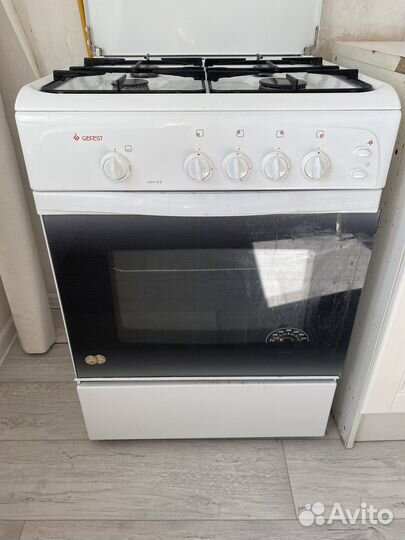 Плита газовая gefest + газовый гибкий шланг 2 м