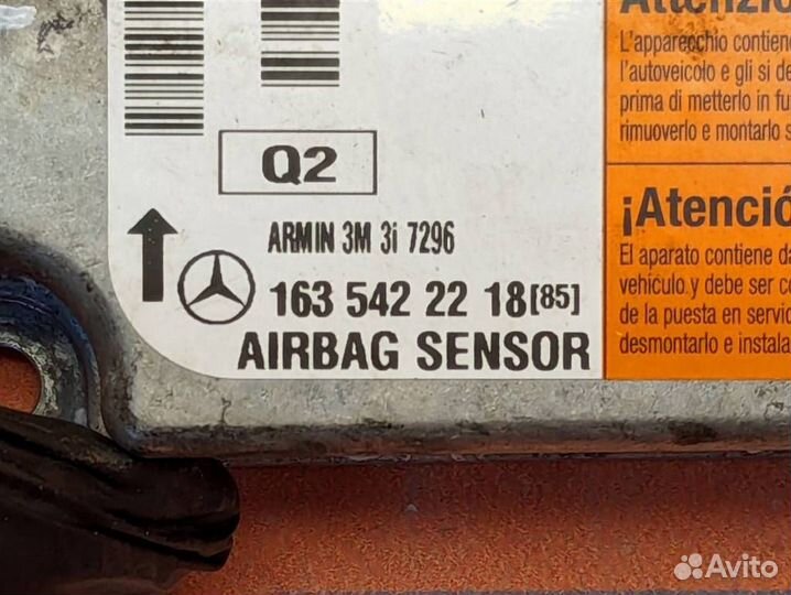 Блок airbag W163 ML55 AMG ML-class AMG 5.5 08.2