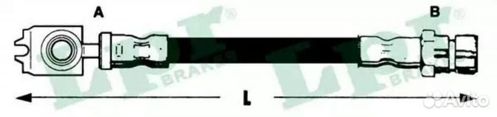 LPR 6T46738 Шланг тормозной 6T46738