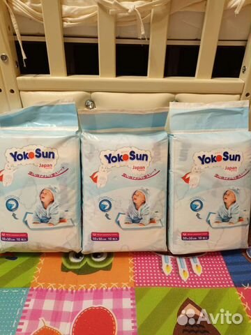 Пеленки одноразовые yoko Sun.(5050) (10шт)