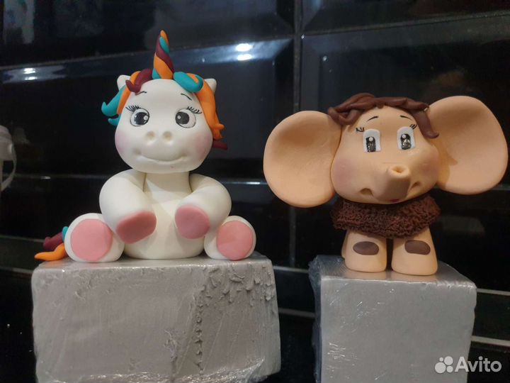 Фигурки на торт,украшение из мастики