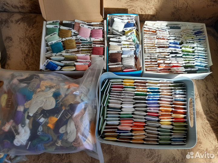 Нитки мулине пакетом