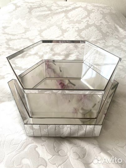 Зеркальная корзина на свадьбу