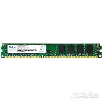 8Gb 1600MHz DDR3 Netac Basic (ntbsd3P16SP-08) нова