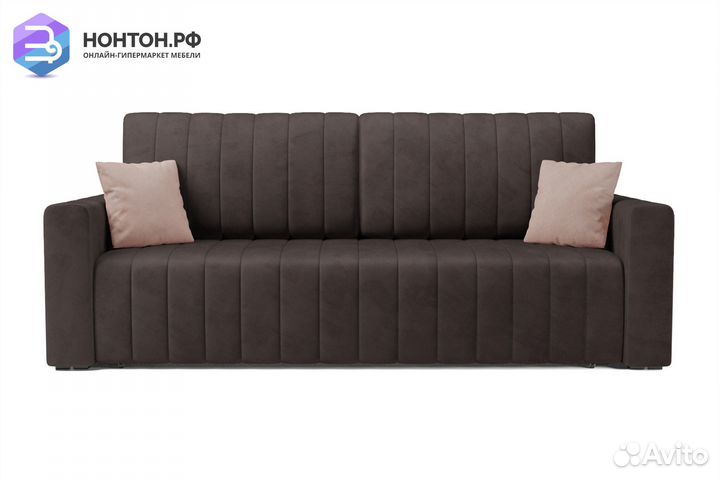 Диван еврокнижка Лондон коричневый