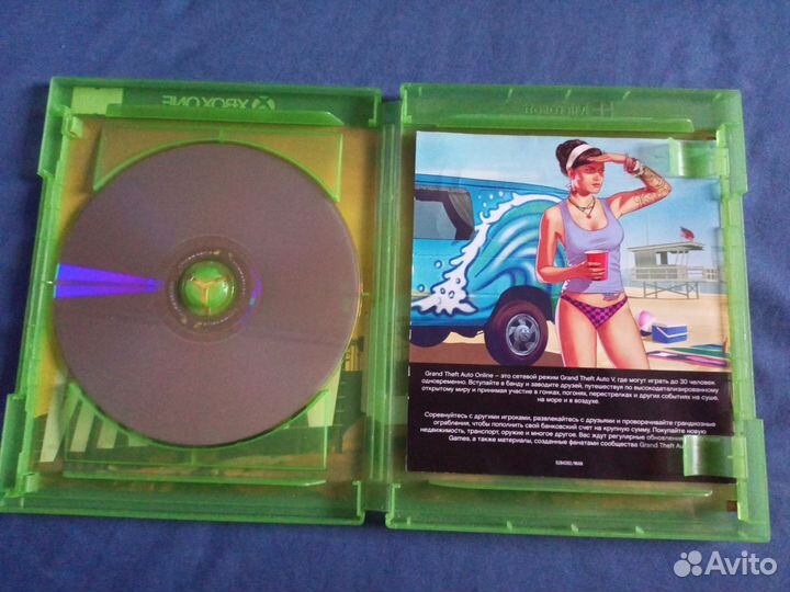 Диск Grand Theft Auto 5(GTA 5) Xbox One