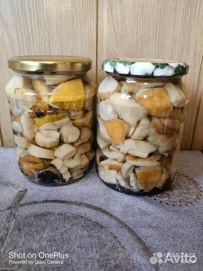 Грибы маринованные и солёные