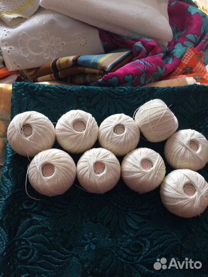 Нитки х/б вязальные