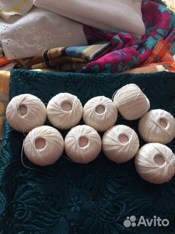 Нитки х/б вязальные