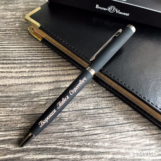 Ручка с гравировкой на заказ BrunoVisconti