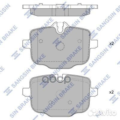 Колодки тормозные BMW 5 F10/F11 3.0-4.4 10- зад