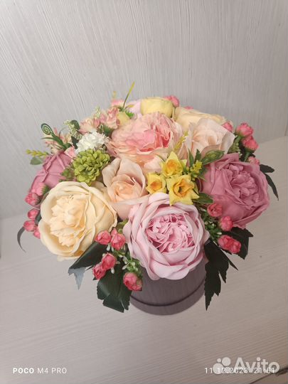 Букет из мыльных цветов