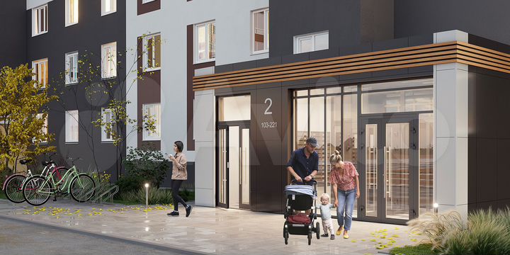 1-к. квартира, 32,9 м², 1/17 эт.