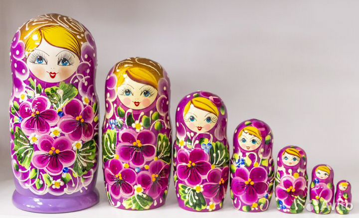 Матрёшка, разные модели. Ручная работа. Новые