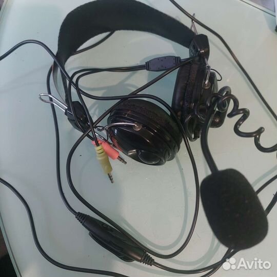 Наушники с микрофоном a4tech