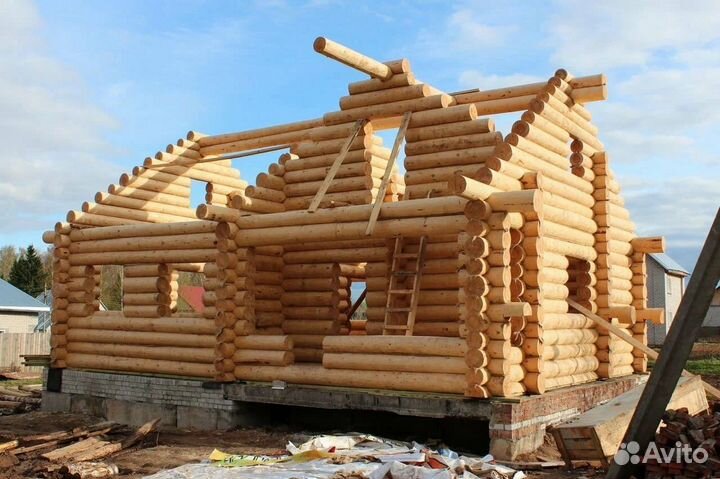 Сборка срубов