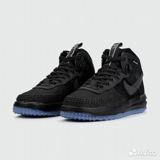 Кроссовки Nike Lunar Force 1 Duckboot Black Blue