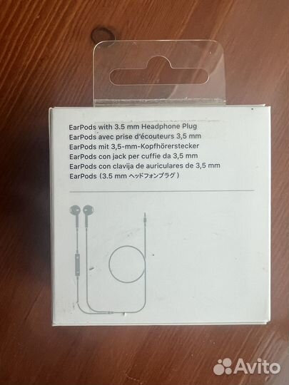 Earpods модель А1472 оригинальные