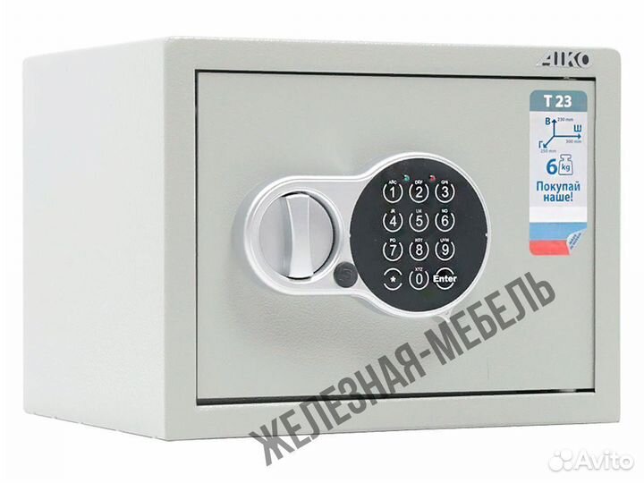 Мебельный сейф Aiko T-23 EL с кодовым замком