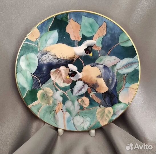 Тарелка декоративная Wedgwood птицы