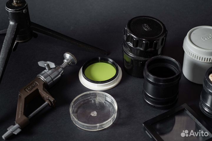 Макрокольца м42, струбцина, светофильтр