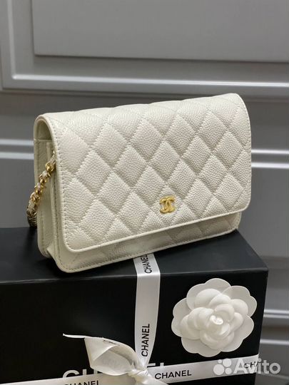 Сумка клатч натуральная кожа Chanel