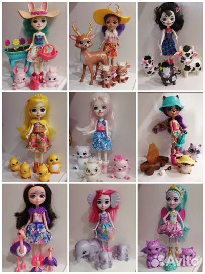 Enchantimals, энчантималс куклы