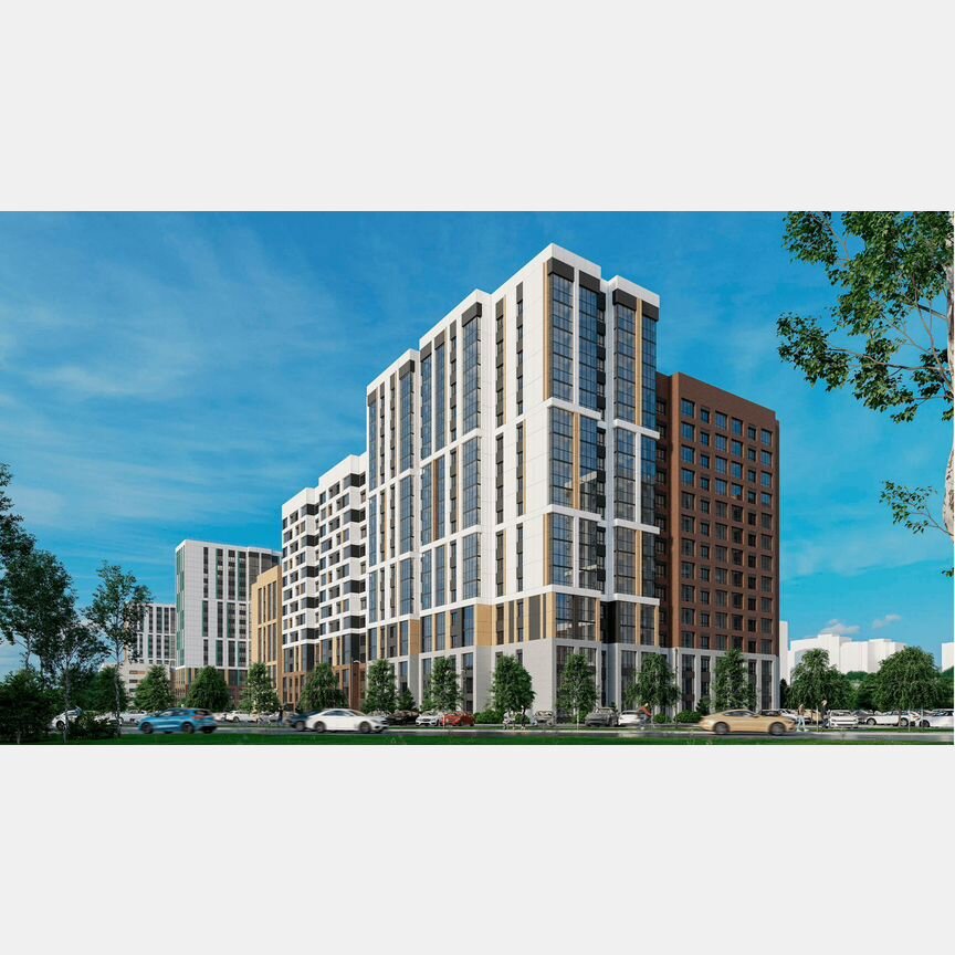 2-к. квартира, 70,6 м², 3/17 эт.