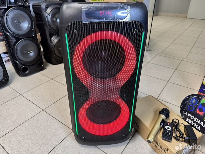 Портативная колонка 1200W большая мощная Party RX