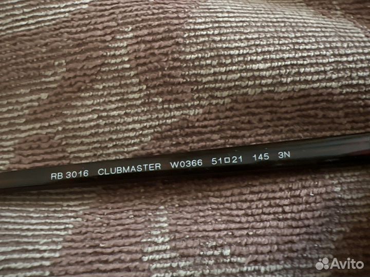 Очки ray ban clubmaster оригинал