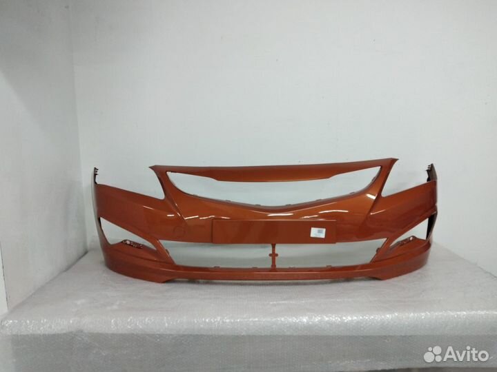 Бампер Hyundai Solaris 2014-2017 Солярис передний