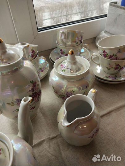 Чайно-кофейный сервиз СССР Дулево