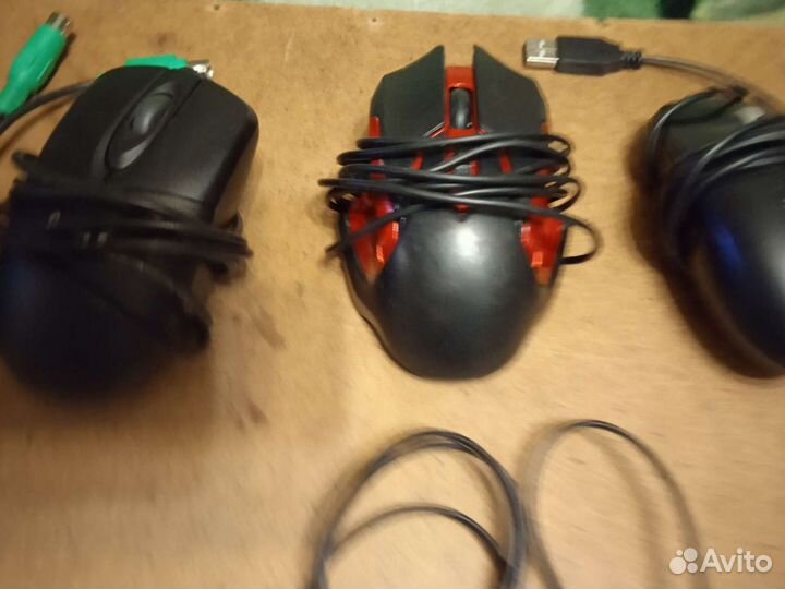 Проводные игровые мыши к компам и ноутам, провода