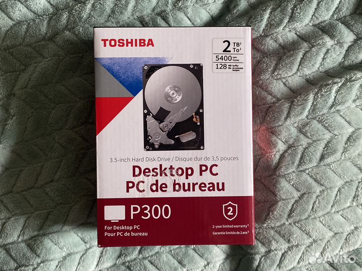 Жесткий диск 2 тб новый Toshiba