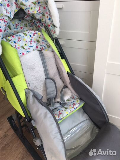 Коляска санки nika