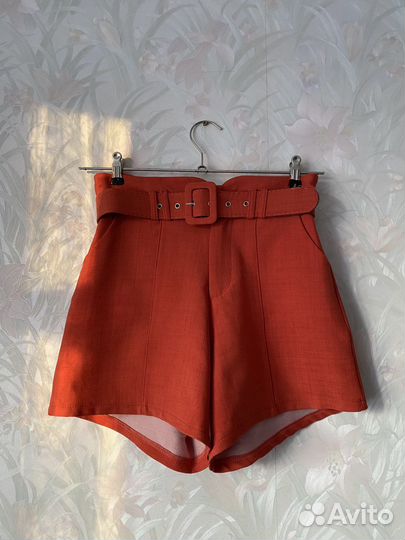 Шорты с высокой талией