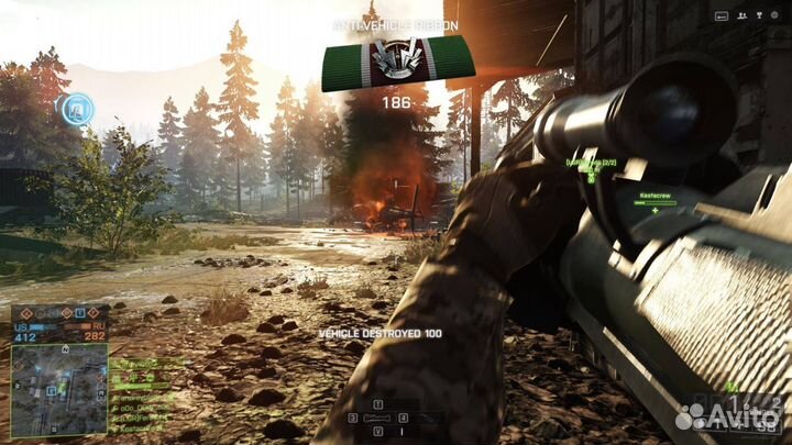 Battlefield 4 xbox 360 рус. б\у