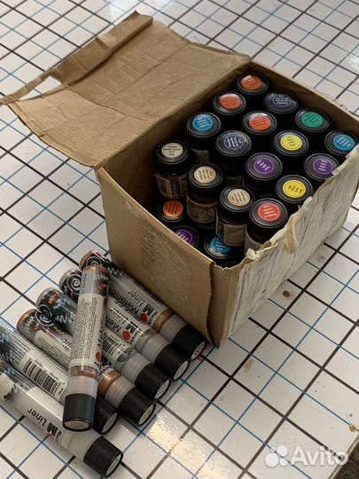 Витражные краски marabu