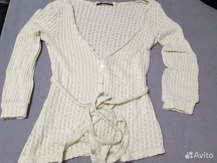 Кофточка вязаная и кофта и рубашка