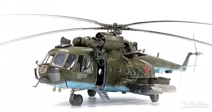 Модель вертолёта ми-8 масштаб 1/48