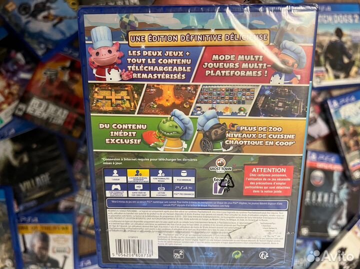 Диск Overcooked All You Can Eat PS4 / Новый